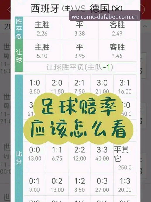 体育赛事赔率怎么看不踩坑？大发彩票中国简体中文官网凭什么让人盯盘上瘾？